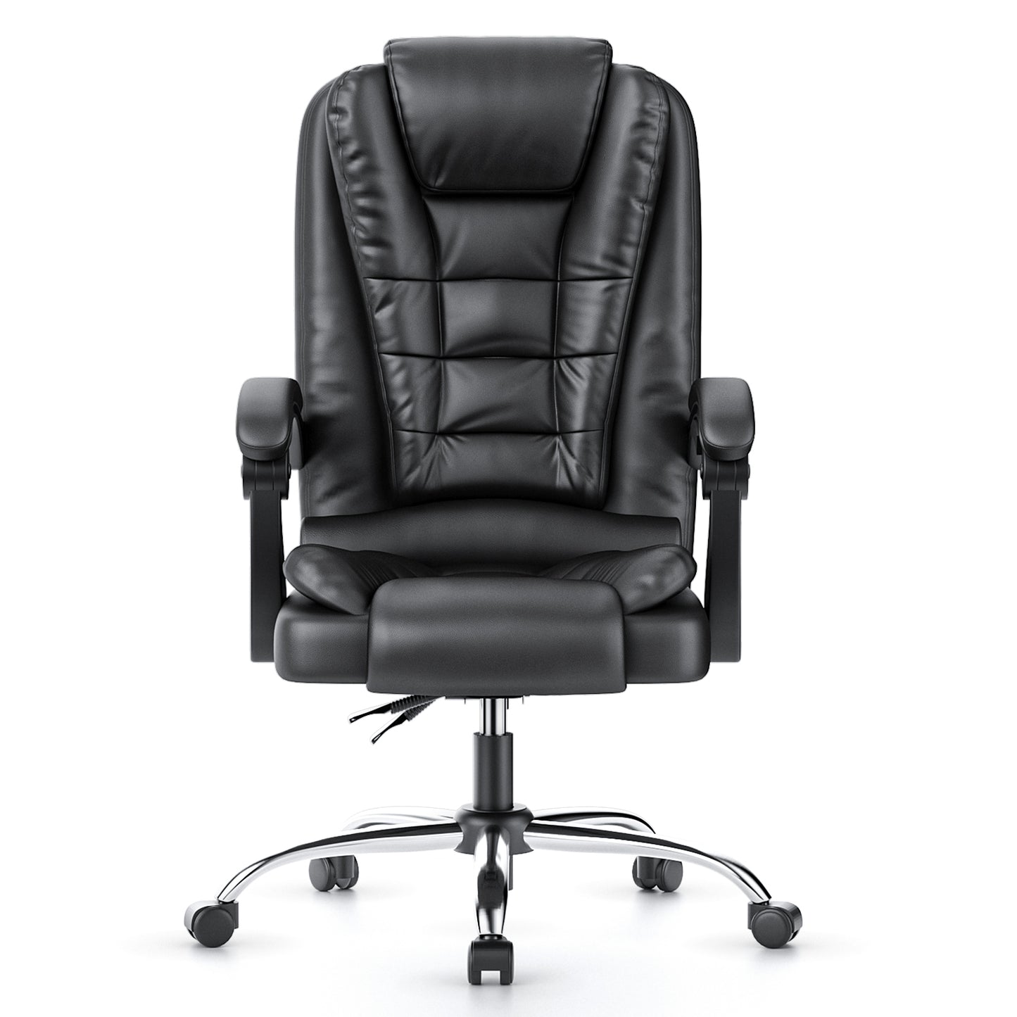 naspaluro Executive Office Chair High Back Desk Chair Ergonomic Recliner Computer Chair PU Leather Gaming Chair with Tilt Function Heavy Duty for Home Office Working