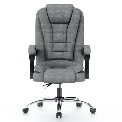 naspaluro Executive Office Chair High Back Desk Chair Ergonomic Recliner Computer Chair PU Leather Gaming Chair with Tilt Function Heavy Duty for Home Office Working