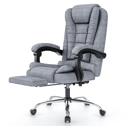 naspaluro Executive Office Chair High Back Desk Chair Ergonomic Recliner Computer Chair PU Leather Gaming Chair with Tilt Function Heavy Duty for Home Office Working