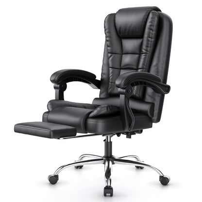 naspaluro Executive Office Chair High Back Desk Chair Ergonomic Recliner Computer Chair PU Leather Gaming Chair with Tilt Function Heavy Duty for Home Office Working